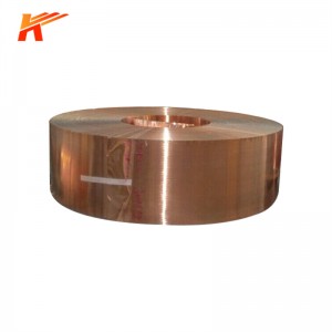 Tira de aleación de cobre-níquel-silicio