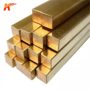 Factory Outlet Brass Square Rod Solid Rod Kualitas Tinggi