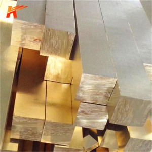 Factory Outlet Brass Square Rod Solid Rod Taas nga Kalidad
