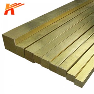 Factory Outlet Brass Square Rod Solid Rod Taas nga Kalidad