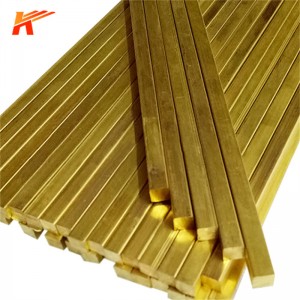 Factory Outlet Brass Square Rod Solid Rod High Quality