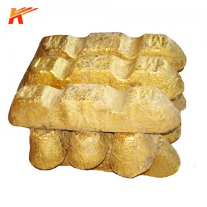 Za prodajo ingoti iz čistega bakra, medeninasti ingoti 99,99 % izdelani na Kitajskem