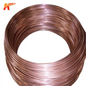 I-Oxygen-Free Copper Wire Ukuhlanzeka Okuphezulu Nokuhamba Okuphezulu