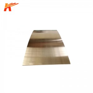 Placa de bronce de silicona de alta precisión antifatiga e resistente ao desgaste