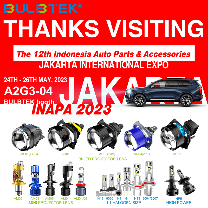 [EXHIBITION] 2023 INAPA AUTO SHOW, JAKARTA, INDONESIA, BOOTH #A2G3-04, 24-26TH, MAY, 2023