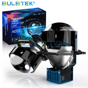 BULBTEK AD32 300W High Beam Low Beam 6000k 6500k Car BiLED 3.0 Inch Headlight Lens 30000LM Bi LED Projector Lens