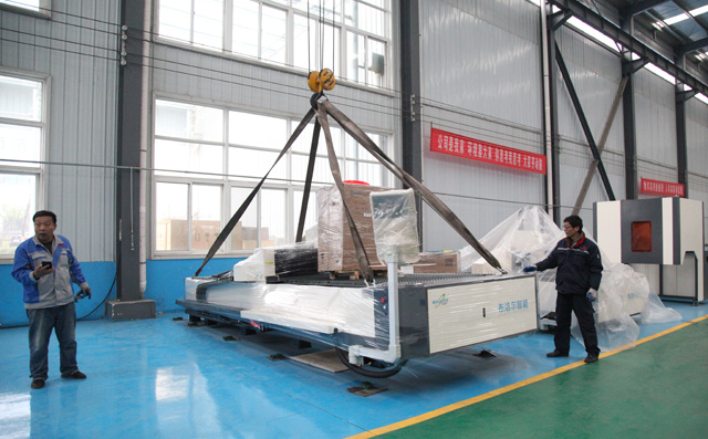 Another metal laser cutting machine shipped to Ji ‘nan Zhangqiu