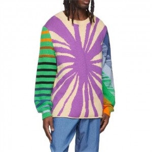Custom Winter Over Size Multicolor Cashmere Designer Sweaters Mens