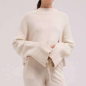 Γυναικείο πουλόβερ πλεκτό πουλόβερ