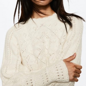 Персонализиран 2022 нов stylis плетен пуловер дамски плетен пуловер с дълги ръкави