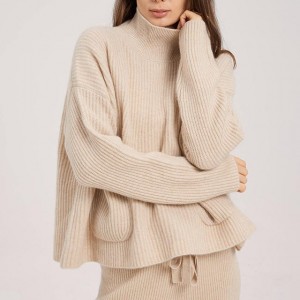 penyesuaian atasan sweater sweater bersatu untuk wanita