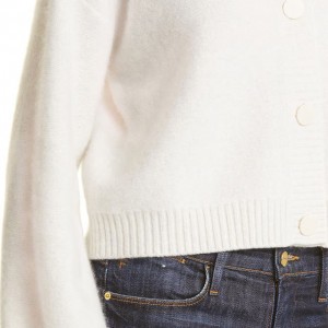 suéter de tricô personalizado cardigã feminino
