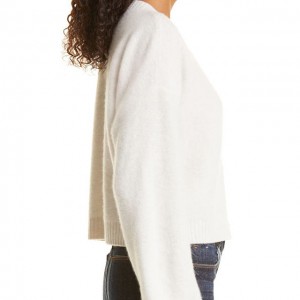 персонализиран плетен пуловер дамски пуловер жилетка