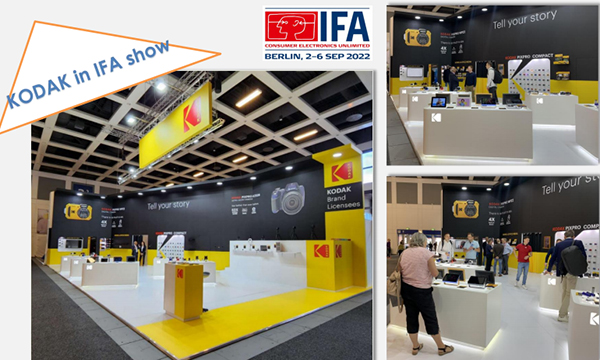 В качестве агента Kodak в Китае Урайн принял участие в выставке IFA в Германии.