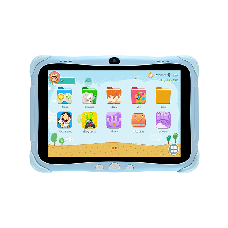 Kids Learning Tablet PC Android 8 Duim Atouch Education Tablet vir Kinders Uitstalbeeld