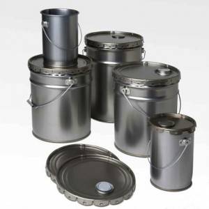 Custom na 20Liters Paint Tin pails – Leak-proof na mga balde ng lata