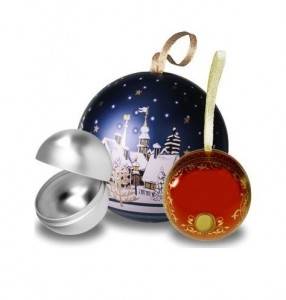 Oanpaste Ball Tin Packaging & Christmas Tin Boxes