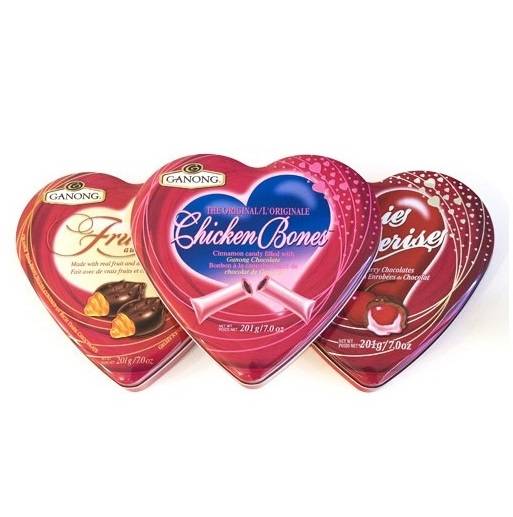 Heart Tin Packaging  Valentine's Tin Boxes