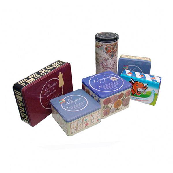 Fjouwerkante en rjochthoekige tin doaze foar Gift Packaging Featured Image