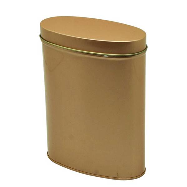 caixa de llauna ovalada