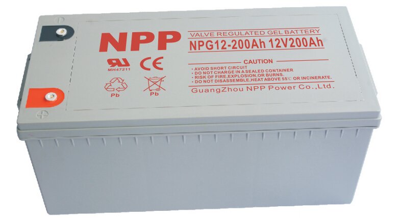 Batterie Gel Série NPG 12V 200Ah Stockage d'énergie