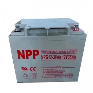 NPG 12V 38Ah energijos kaupimo gelio baterija