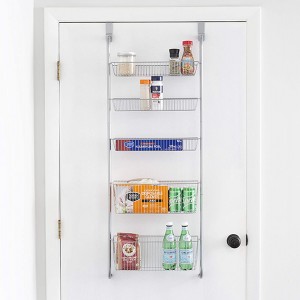 Over the Door Pantry Spice and Jar Rack Organizer 5-Tier Great Space Saver Storage