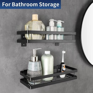 2 Pack Hanging Corner Spice bottle Shelf Holder Storage Rack for Kitchen or Bathroom Shower Caddy
