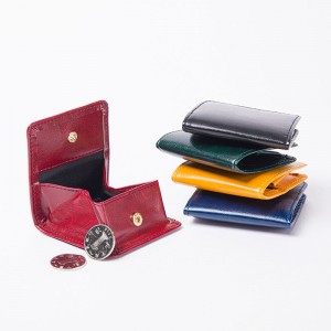 Söt squeeze vikbar läder myntväska handväska påse hållare plånbok organisatör 5 färger tillgängliga med knappstängning för resor dagligt bruk för män kvinnor