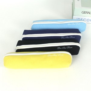 Factory supplied China EVA hard embossed pencil case pouch stationery assorted colors for all ages for business office school supplies
