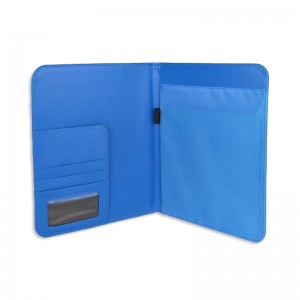 Travel business notebook portfolio folder organizer case bag nababanat pen loop China OEM factory custom logo