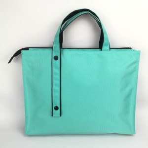 5가지 색상 폴리 쇼핑백 조절 가능한 스트랩 해변 여행 기저귀 가방 가방을 통해 볼 수 있음