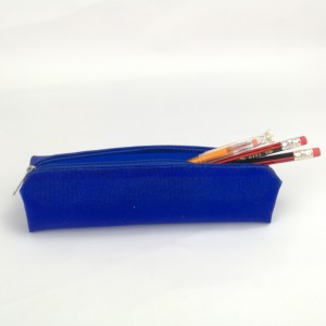 2 Faarwen Bleistift Case Sak kosmetesch Make-up Pouch Pen Stockage Schoul Box Zipper Portmonni China OEM Fabréck