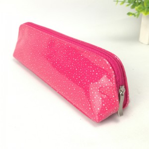 ເຫຼື້ອມ glitter PU ຫນັງ pencil pouch pen case ມີ 2 ສີທີ່ມີ zipper ປິດ pouch toiletry pouch ຂອງຂວັນທີ່ຍິ່ງໃຫຍ່ສໍາລັບເດັກນ້ອຍໄວລຸ້ນຜູ້ໃຫຍ່ສໍາລັບອຸປະກອນໂຮງຮຽນການນໍາໃຊ້ປະຈໍາວັນປະເທດຈີນໂຮງງານຜະລິດ OEM