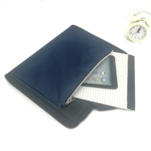 Μαύρο και μπλε πολυεστερικό επεκτεινόμενο φάκελο εγγράφων οργάνωσης τσάντας αρχείων με κλείσιμο με φερμουάρ και λαβή με επιπλέον εξωτερική τσέπη με φερμουάρ με 13 πλαστικές τσέπες AZ με επένδυση A4 και μέγεθος letter για σχολή επιχειρήσεων γραφείου για όλες τις ηλικίες