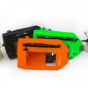 Beg telefon bimbit kalis air Beg simpanan Zip kedap udara Bahan kalis air TPU