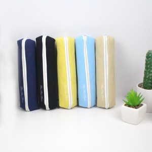 Multicolor pencil pouch pen case with zipper closed for office business school stationery for all ໂຮງງານຜະລິດ OEM ຈີນ