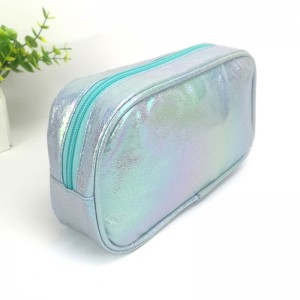 Glitter cartoon cute graphic printing pencil pouch makeup bag travelling case China OEM factory
