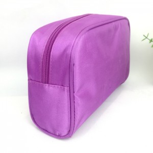 Γυαλιστερή πολυεστερική τσάντα καλλυντικών τσάντα μακιγιάζ με πλαϊνή τσέπη που κλείνει με φερμουάρ Διαθέσιμα 3 χρώματα organizer τσαντάκι περιποίησης μεγάλης χωρητικότητας υπέροχο δώρο για κορίτσια έφηβες κυρίες γυναίκες