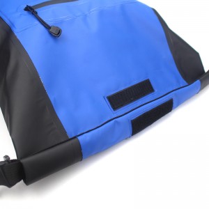 कायाकिंग राफ्टिंगसाठी फ्लोटिंग वॉटरप्रूफ सील ड्राय बॅग रोल टॉप सॅक फ्रंट झिपर पॉकेट
