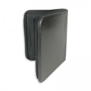 Multi-funtion ທຸລະກິດການທ່ອງທ່ຽວ portfolio folder organizer case bag notebook side pocket zipper closed China factory custom logo