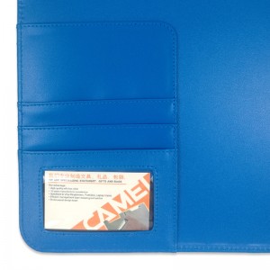 Travel bisnis notebook portopolio folder organizer kantong elastis kalam loop Cina OEM pabrik logo custom