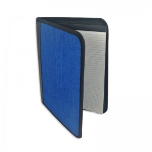 Bisnis travel bolong notebook portofolio folder organizer tas elastis pen loop Produsèn China OEM Penyetor logo adat