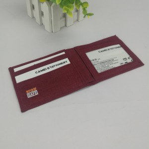 Tenká ľahká peňaženka RFID bezpečná ochrana so 7 priehradkami v 3 farbách unisex