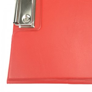 Sterke PVC plestik clip board mei metalen vlekbestendige clip assortearre kleuren hâldt 100 lekkens feilich foar bern
