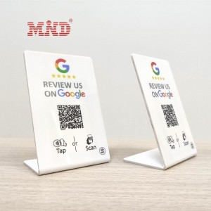 kaody qr google review nfc display table stand hub table lay review
