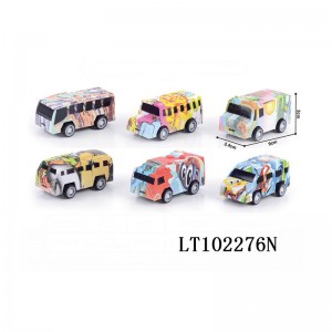 New Arrival China Plastic Capsules For Toys - Plastic Funny Pull Back Bus Toys 102276N – L.T Promotion Toy