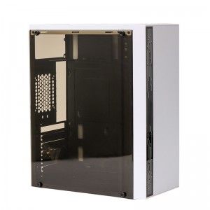 흰색 ATM 컴퓨터 케이스 데스크탑 PC 케이스