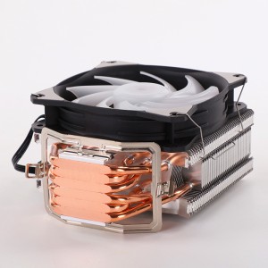 Desktop CPU Air Cooler yokhala ndi Six Copper Tube