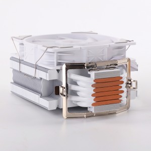 Štyri medené vzduchom chladené chladiče CPU Chladič Intel / AMD Chladiaci PC ventilátor